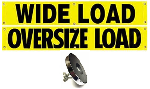 Wide Load, Oversize Load Banner, 12
