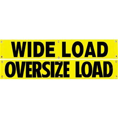 Wide Load, Oversize Load Banner 12" x 72"