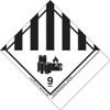 Hazard Class 9 Lithium Battery Label, Blank, Standard, Paper, 500ct Roll