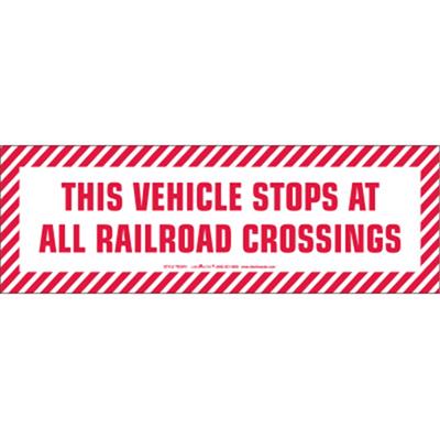 Stops at RR Crossings