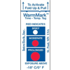 WarmMark Time Temperature Tag, 8°C/46°F