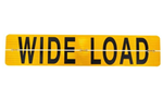 Reflective Hinged Aluminum Wide Load Sign
