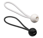 Ball Bungee Cord 6 in to 11 in Black or White