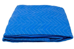 72 x 80 Inch Lightweight Blue Non-Woven Economy Moving Blanket
