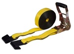 Ratchet Strap with Flat Hooks 30 ft x 2 in