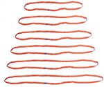 Red Round Lifting Sling Choose Your Size