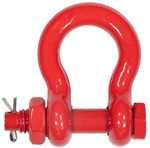 Bolt Type Shackle Anchor with Screw Pin Red