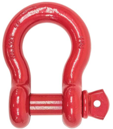 1-1/8 in Anchor Shackle 9.5 Ton with Screw Pin