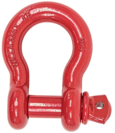 3/4 in Anchor Shackle 4.75 Ton with Screw Pin