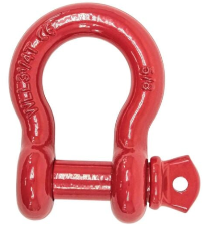 5/8 in Anchor Shackle 3.25 Ton with Screw Pin