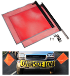 Quick Release 18 x 18 in Jersey Mesh Safety Flag