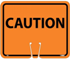Safety Cone Caution Sign
