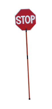 Safe T Paddle Stop Slow Sign 93"
