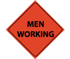 Reflective Roll Up Men Working Sign