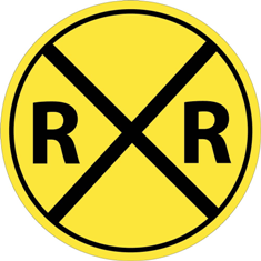 Railroad Crossing Sign