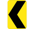 Chevron Traffic Arrow Sign - High Intensity Reflective