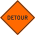 Detour Sign