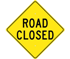 Road Closed Sign