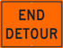 End Detour Sign