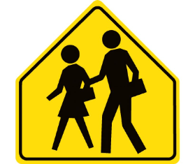 Pedestrian Crossing Traffic Sign High Intensity Reflective