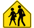 Pedestrian Crossing Traffic Sign High Intensity Reflective