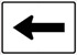 High Intensity Reflective Aluminum	Auxiliary Arrow Left Sign