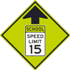 School Speed Limit 15 - MUTCD Sign