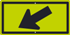 Diagonal Arrow Downward - MUTCD Sign