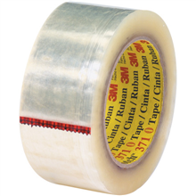 2" x 55 yds. Clear 3M 371 Carton Sealing Tape 36ct