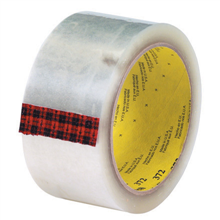 2" x 55 yds. Clear 3M 372 Carton Sealing Tape 36ct