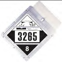 Clear Placard Holder Shield