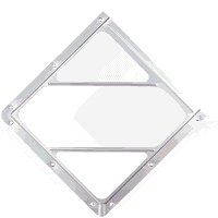 Aluminum Backless Placard Holder