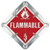 Flip Placard - Dangerous, Flammable, Poison, Corrosive, Oxidizer