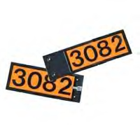 4 Digit Orange Panel Holder