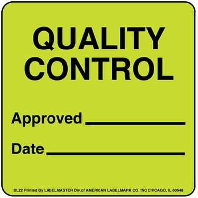 Quality Control - Label