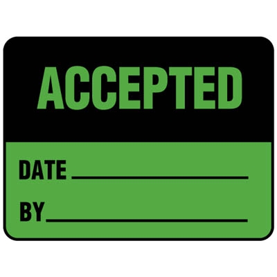 Accepted - Label