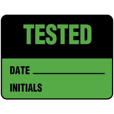 Tested - Label