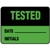 Tested - Label