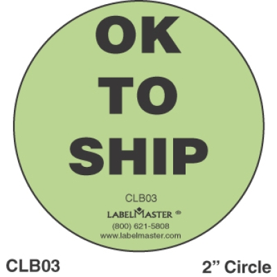 Ok To Ship - Label