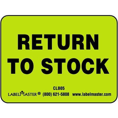 Return to Stock - Label