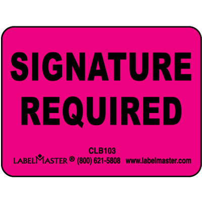 Signature Required