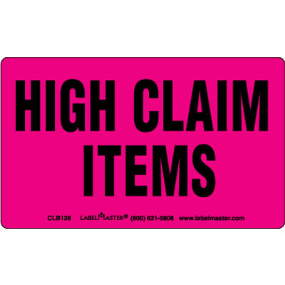500 3x5 High Claim Item label HF3503Y 