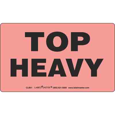 Top Heavy Label