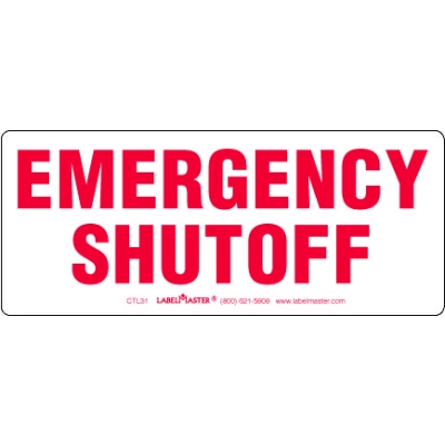 Emergency Shutoff Marking