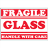 3" x 5" Fragile Glass Handle With Care Labels 500ct roll