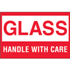 3" x 5" Glass - Handle With Care Labels