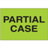 2" x 3" Partial Case Fluorescent Green Labels