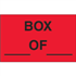 1-1/4" x 2" Box_ Of_ Fluorescent Red Labels