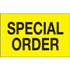 1-1/4" x 2" Special Order Fluorescent Yellow Labels