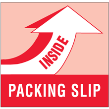 4" x 4" Packing Slip Inside Labels